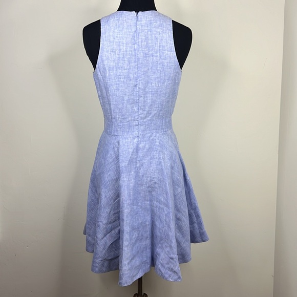 ISLAND COMPANY Light Blue Sleeveless Sabrina Dress XS - Picture 4 of 6